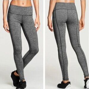 Victoria's Secret VSX Sport Knockout Tight Leggings Gray Marled Full Length M